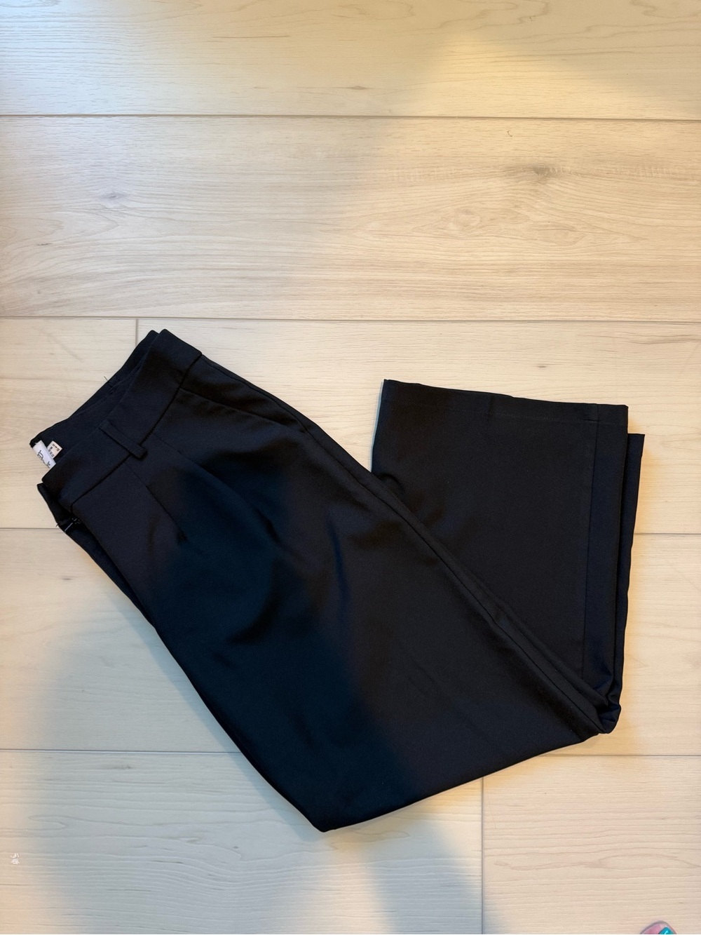 Princess Polly Men's Black Dress Pants - Slim Tailored